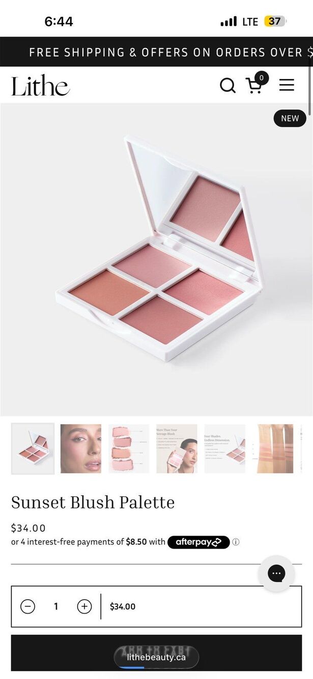 Lithe Blush Pallete - Picture 3 of 6